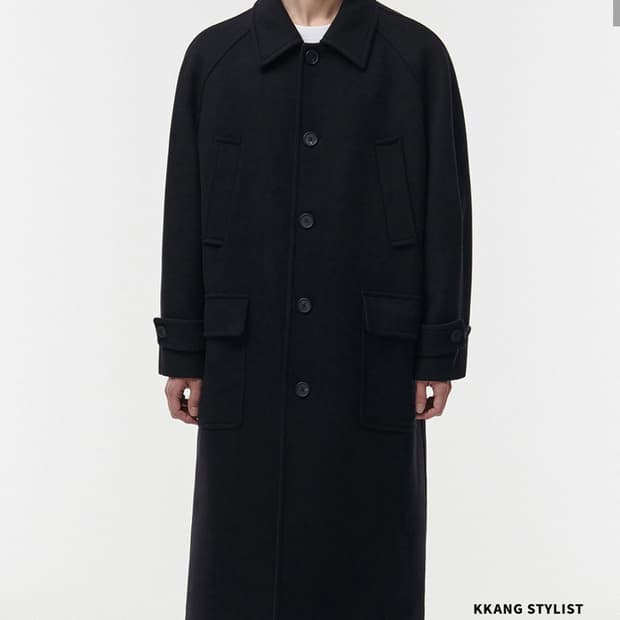 캐시미어 블렌드 맥시 발마칸 코트 [블랙/23FW]