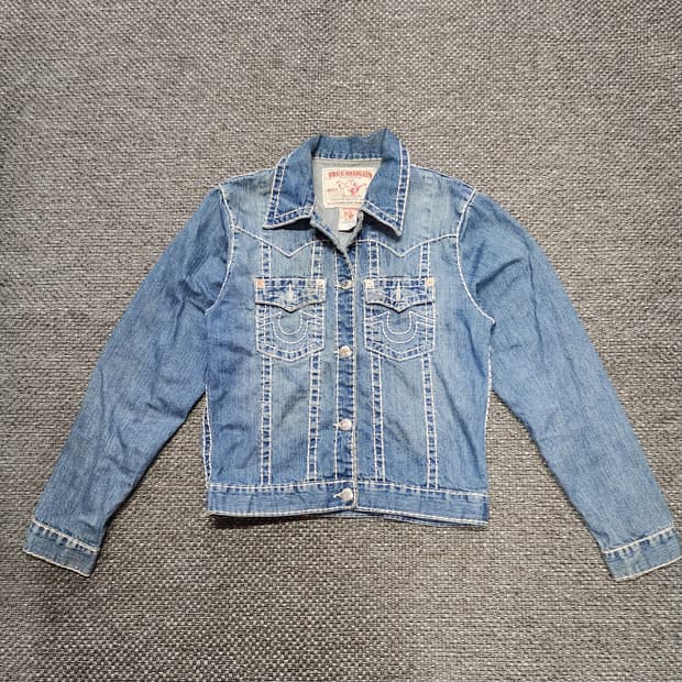 트루릴리젼 데님 지미슈퍼 자켓 L