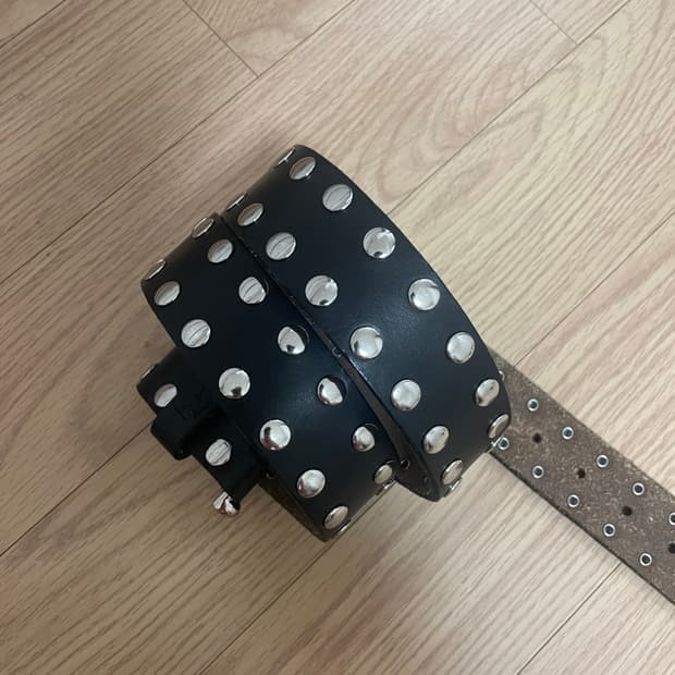 스투시 8볼 스터드 벨트 L/XL