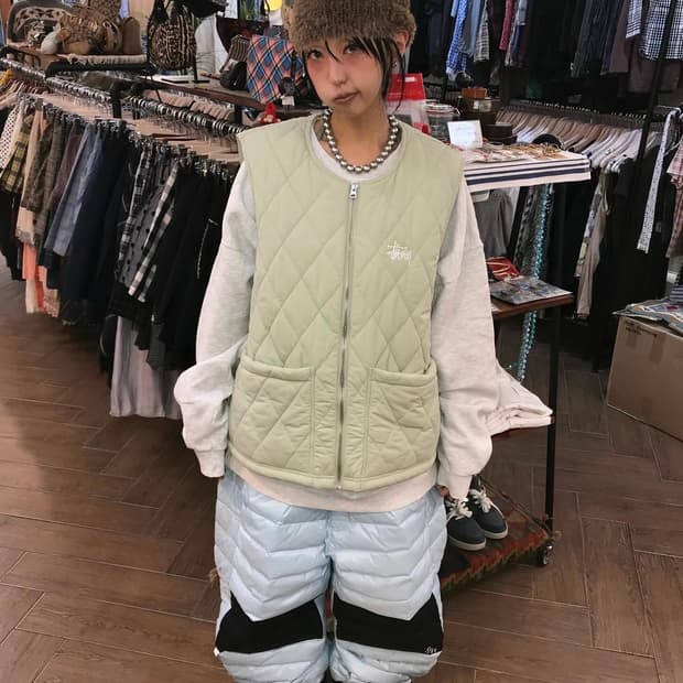 Stussy Diamond Quilted Vest