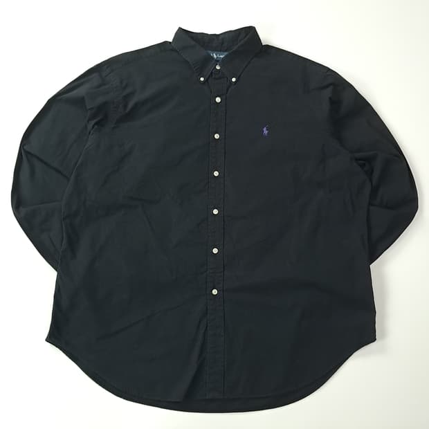 CA102 2XL 폴로 클래식핏 블랙 셔츠 남방