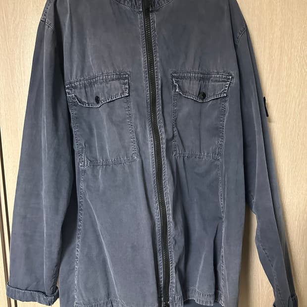 스톤아일랜드 가먼트다잉 후드 집업 자켓 XXL