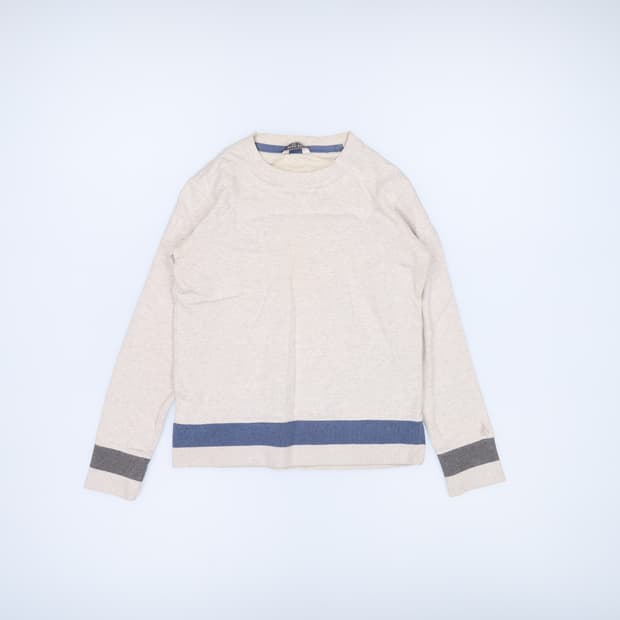 [100] 빈폴 배색 라운드 맨투맨 긴팔티 0112J