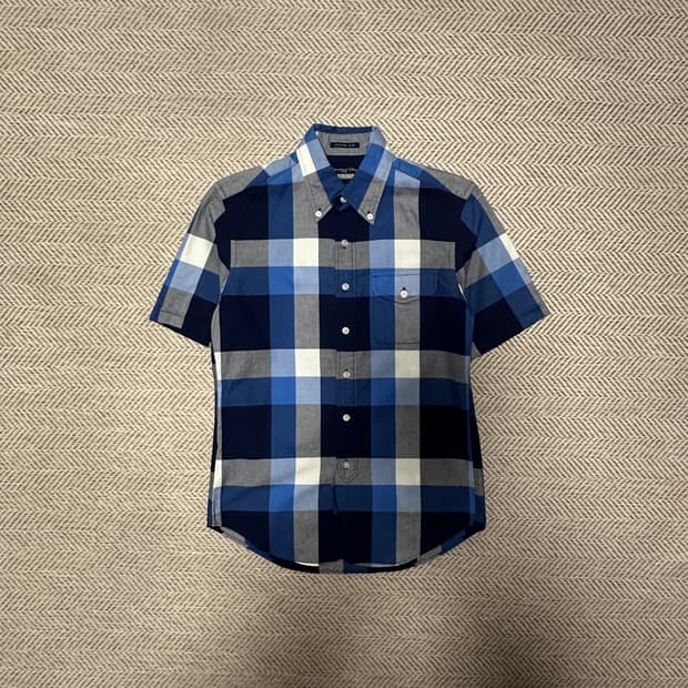 BEAMS slim shirt check