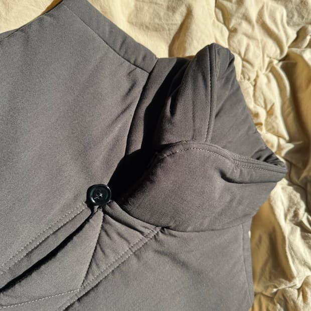 [s]르메르 24FW 웨디드 질레 패딩 베스트 다크 에스프레소