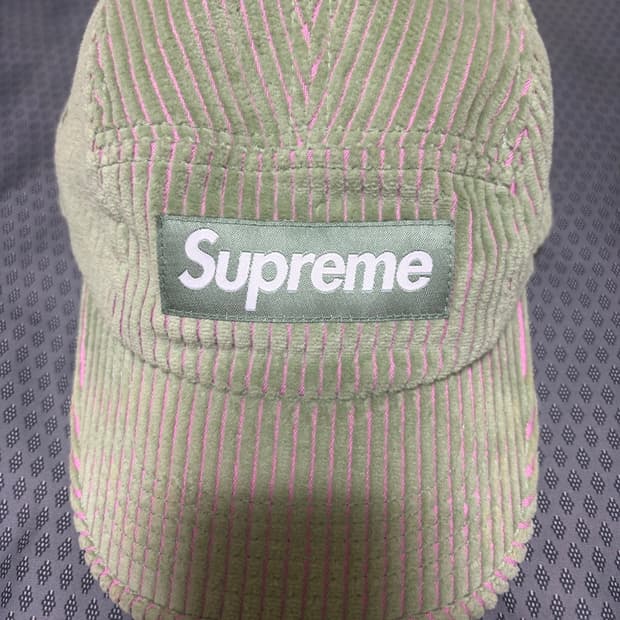 슈프림 코듀로이 볼캡(모자)