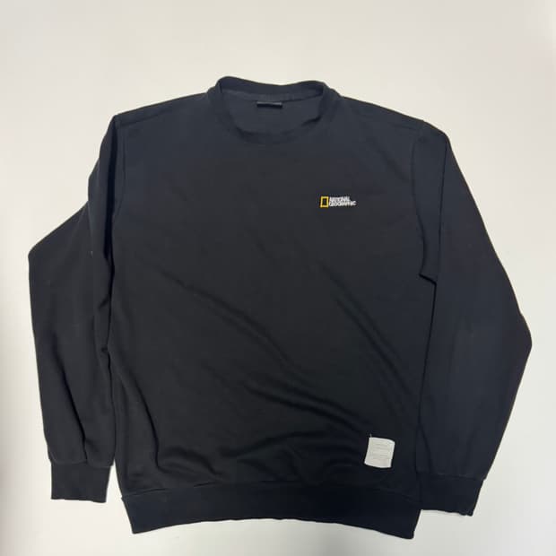 내셔널지오그래픽 커스텀 로고 맨투맨 XL