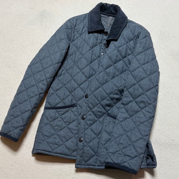 바버 퀼팅 자켓 36사이즈