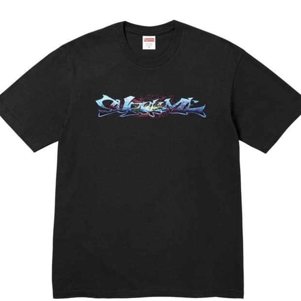Supreme TAG TEE BLACK