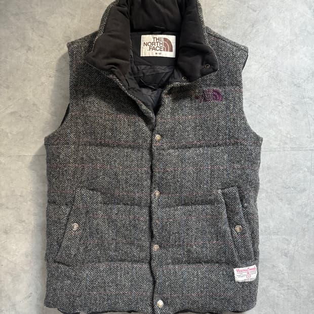 The North Face 노스페이스 해리스 트위드 패딩 베스트 