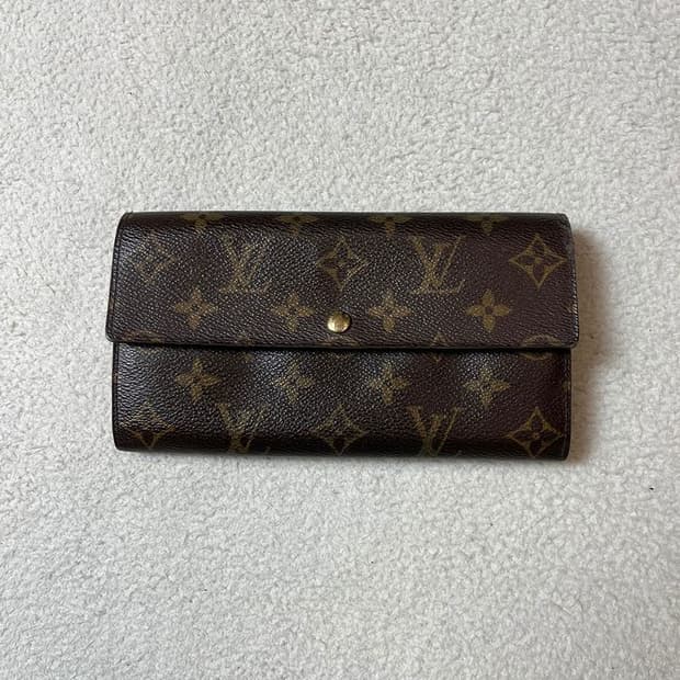 루이비통 모노그램 사라 월릿 장지갑 Q1299