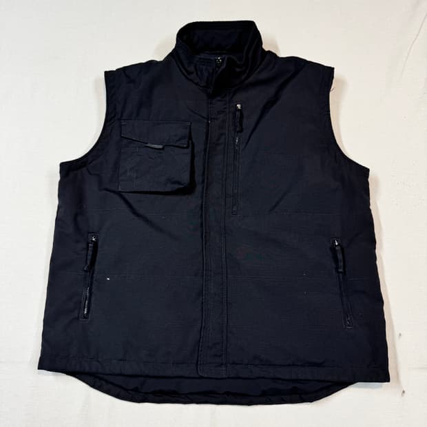 XL) Kemena 블랙 패딩 조끼