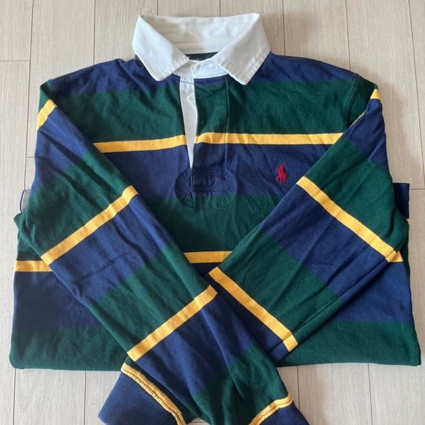 폴로 남성 긴팔 럭비티