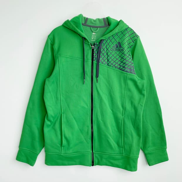 A2 아디다스 기모 후드집업 105사이즈