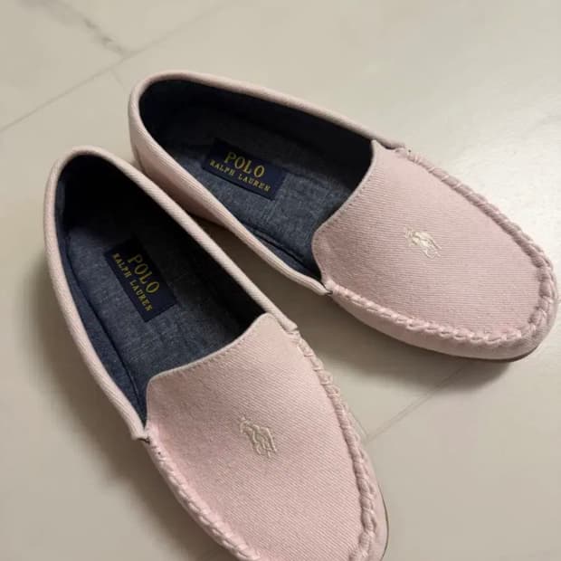 폴로 랄프로렌 핑크 로퍼 RF104197W