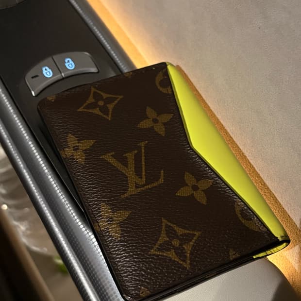 루이비통 포켓오거나이저 모노그램 형광