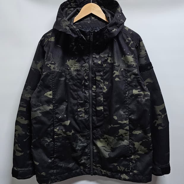 스노우피크 멀티캠 바람막이 후드자켓 95