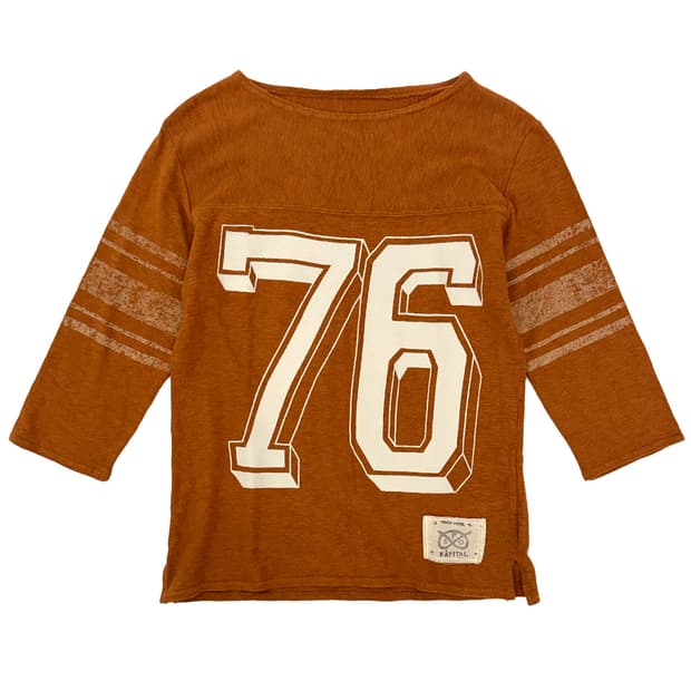 Kapital Football Number "76" T-shirts/ 1