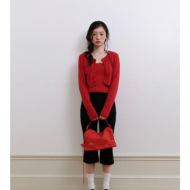 혜키 포티백 레드 새상품