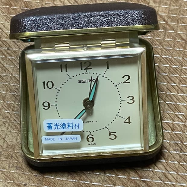 세이코 수동 탁상시계