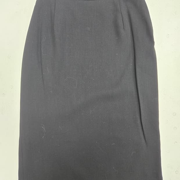 막스마라 블랙 H라인 스커트 정장 치마