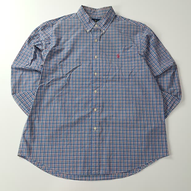 CA587 XL 폴로 00s 멀티컬러 마드라스 체크 셔츠 남방