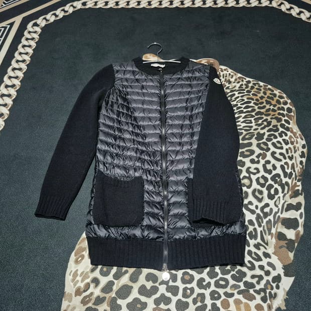 몽클레어 여성 니트 패딩 s 정품