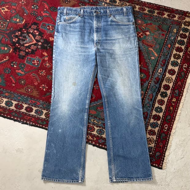 90's USA 빈티지 리바이스 517 오렌지탭 부츠컷