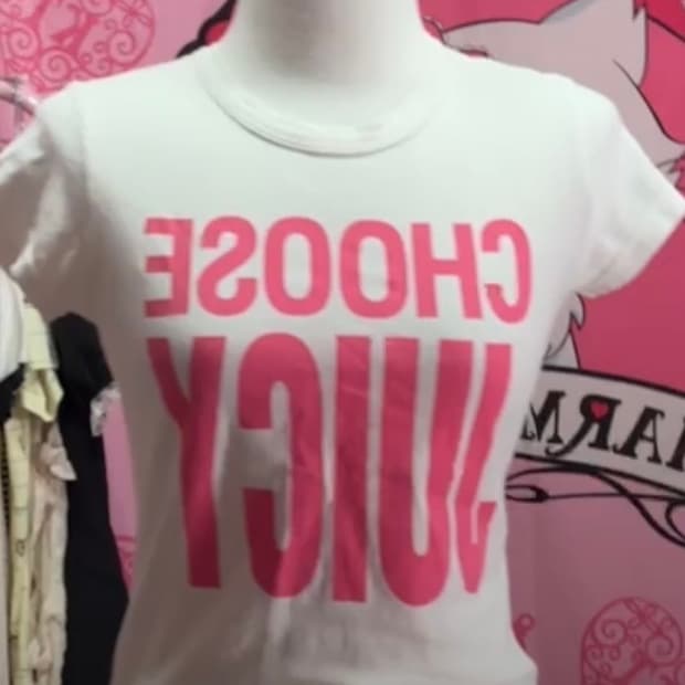 쥬시꾸띄르 영문 로고 반팔 티셔츠