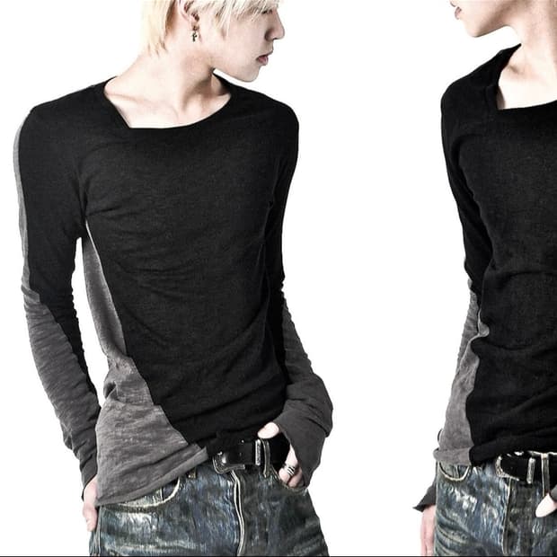구매글) Crud Archive Asymmetric Long Sleeve