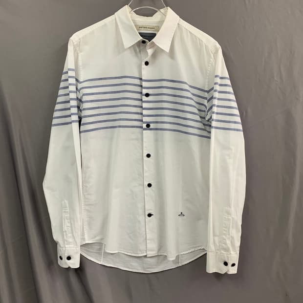 S 시리즈 에피그램 위캔드 블루 스트라이프 셔츠