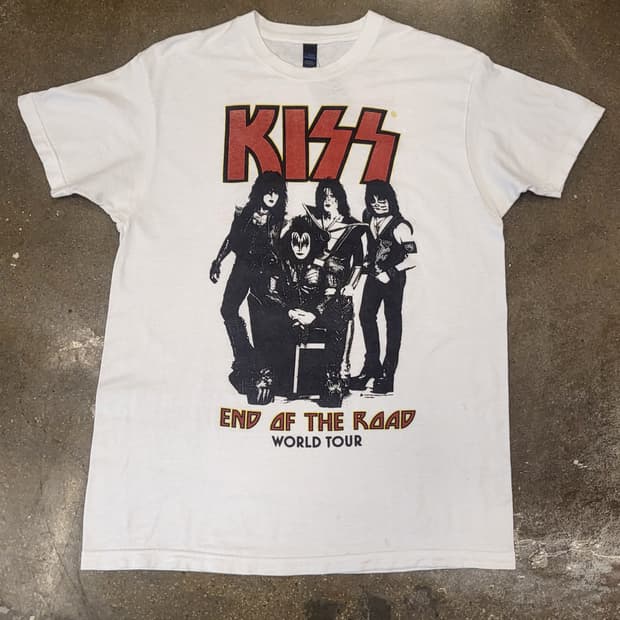 KISS 엔드 오브 더 로드 월드 투어 반팔 티셔츠