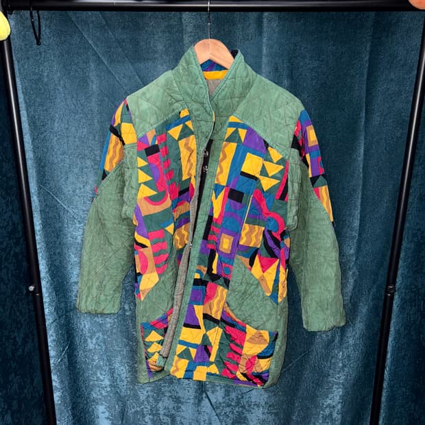 (M) 재패니즈 스타일 퀼팅 자켓