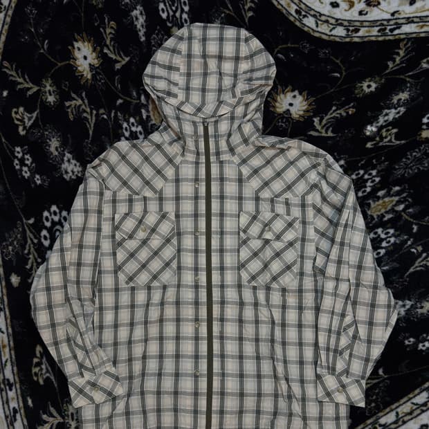[S] 노스타시 nostasy 체크 후드 셔츠