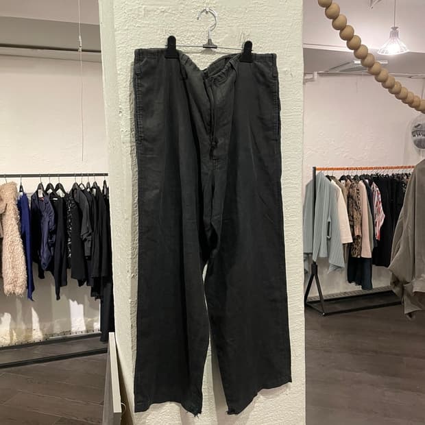 요지야마모토 뿌르옴므 오버사이즈 팬츠