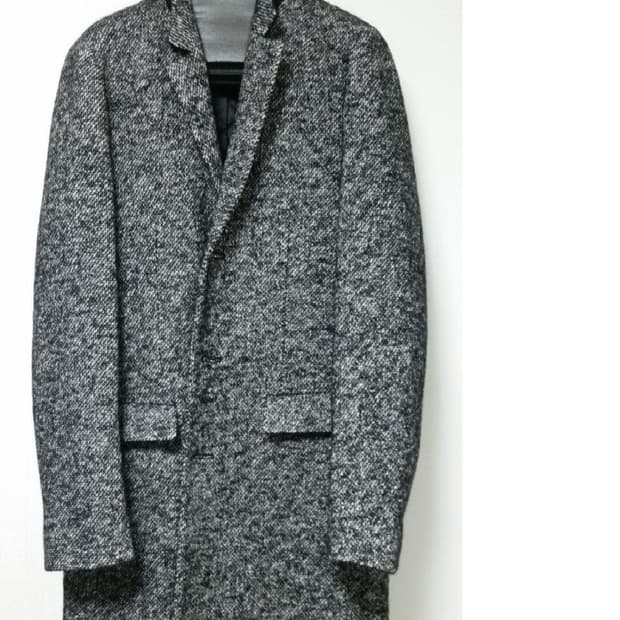 시스템 옴므 트위드  싱글 코트