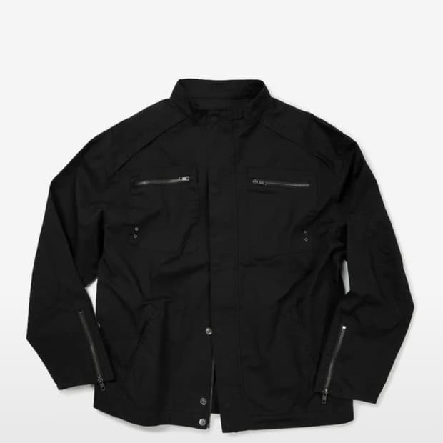Etce ZIPPER POCKET MIL JACKET (BLACK)