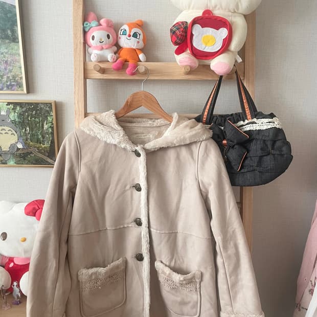 모리걸 빈티지 엑시즈팜 axes femme 무스탕 코트 🤍❄️