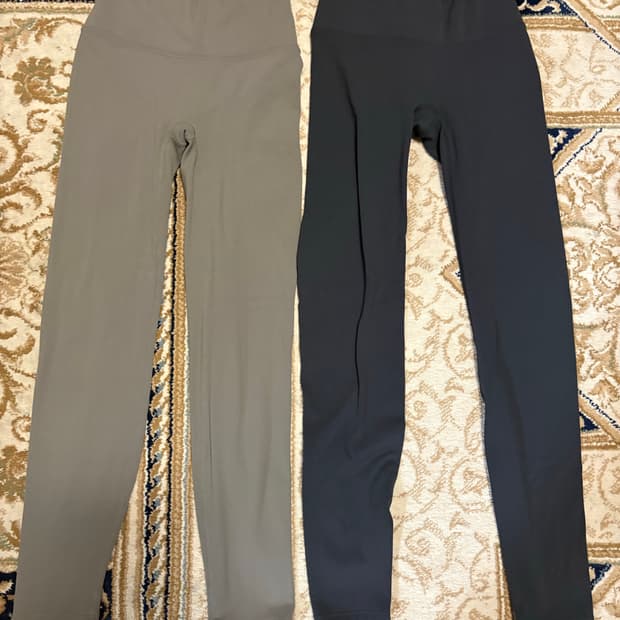 안다르 에어웜 기모 지니 시그니처 레깅스 2개 일괄 