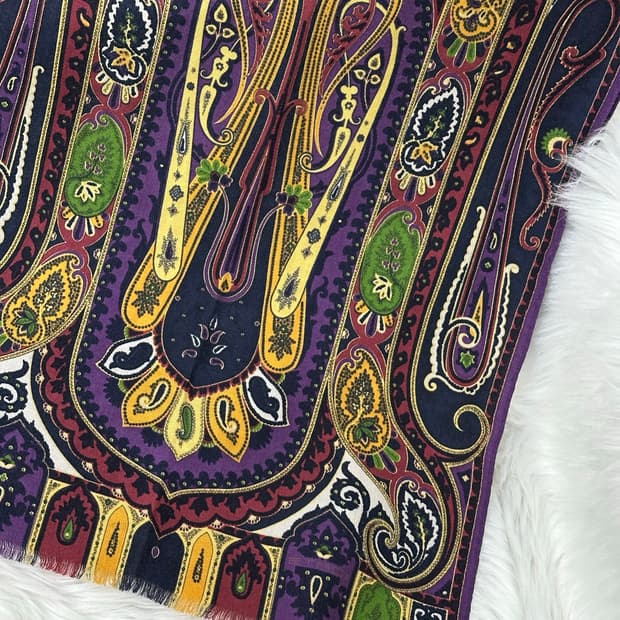 에트로 울 실크 머플러