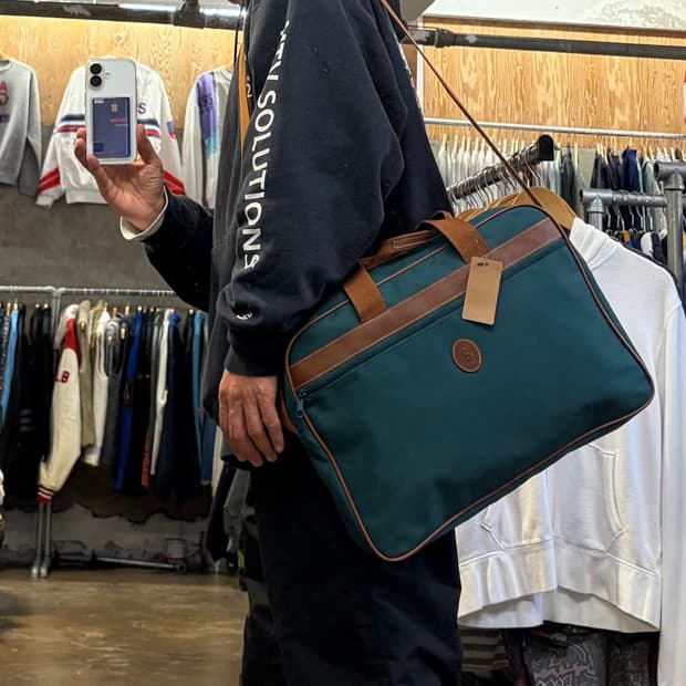 90s 미국 빈티지 폴로랄프로렌 크로스백 숄더백 서류가방