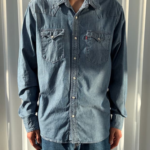 [L]리바이스 샴브레이 웨스턴 셔츠