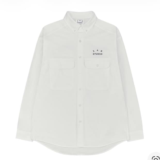 아이앱 워크셔츠 화이트