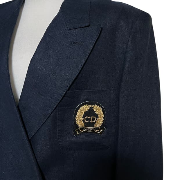 Christian Dior Sports 디올 네이비 블레이저 M