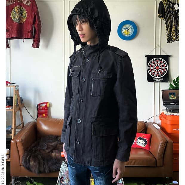 2000s Old DIESEL Military Field Jacket