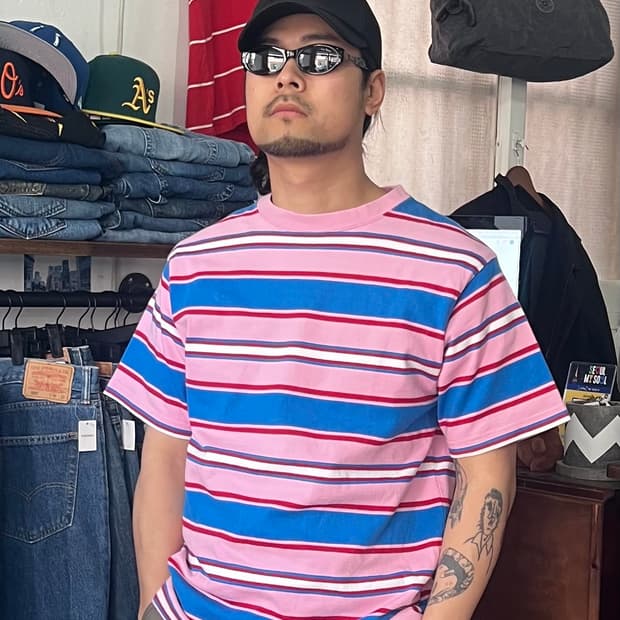 FAT  Tokyo 스트라이프 티셔츠 체감 M