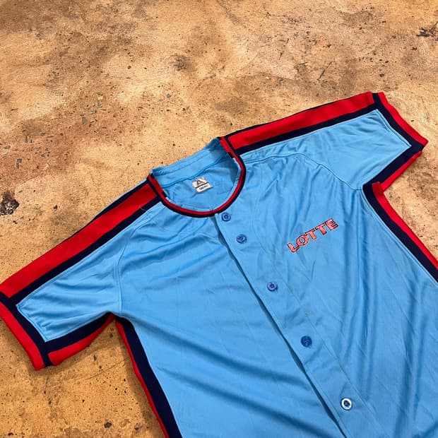 [정품/100,xl] 롯데 자이언츠 올드 유니폼 34 마님 마킹 b18