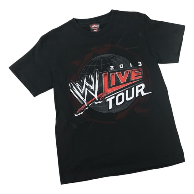WWE 빈티지 2013 라이브 투어 도쿄 재팬 반팔티셔츠 (S)