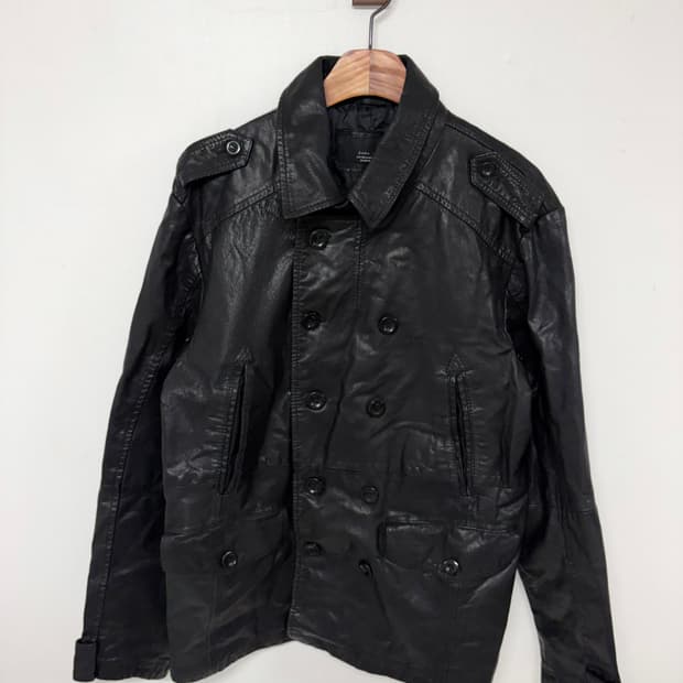 xl) 자라 맨 가죽 자켓