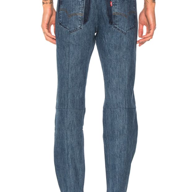 베트멍 리바이스 리워크 데님진 옴므 S